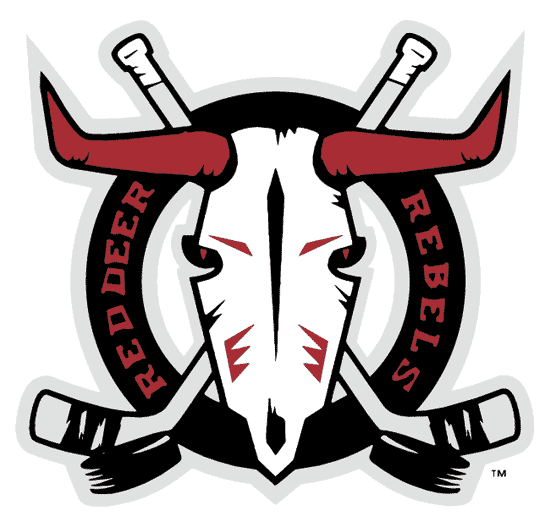 Red Deer Rebels 1997 98-Pres Primary Logo vinyl decal